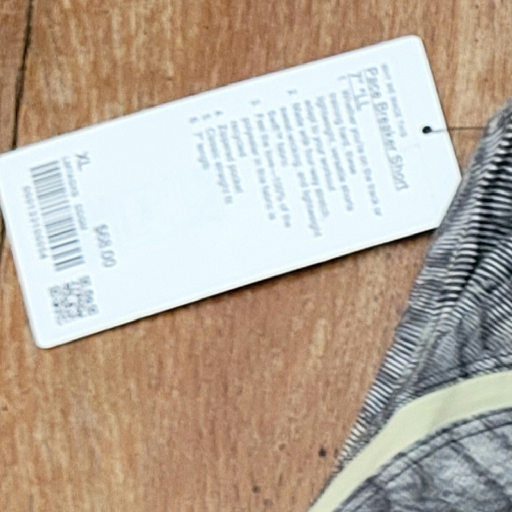 NEW Lululemon PACE Gray Patterned Shorts - Picture 4 of 4